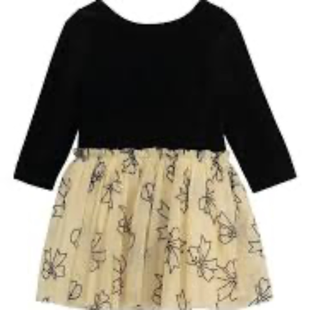 Brand New with Tags Pippa & Julie for Nordstrom Stretch Velvet Long Sleeve Tutu